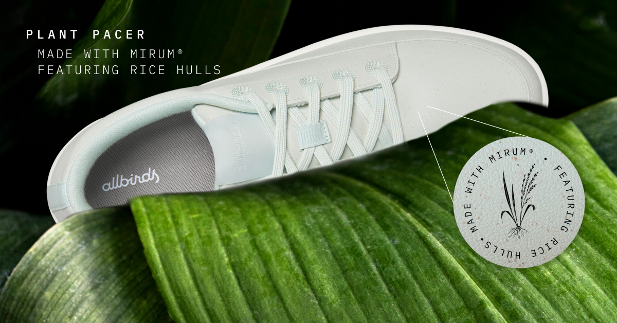 Allbirds launches the Plant Pacer Sneaker made with MIRUM